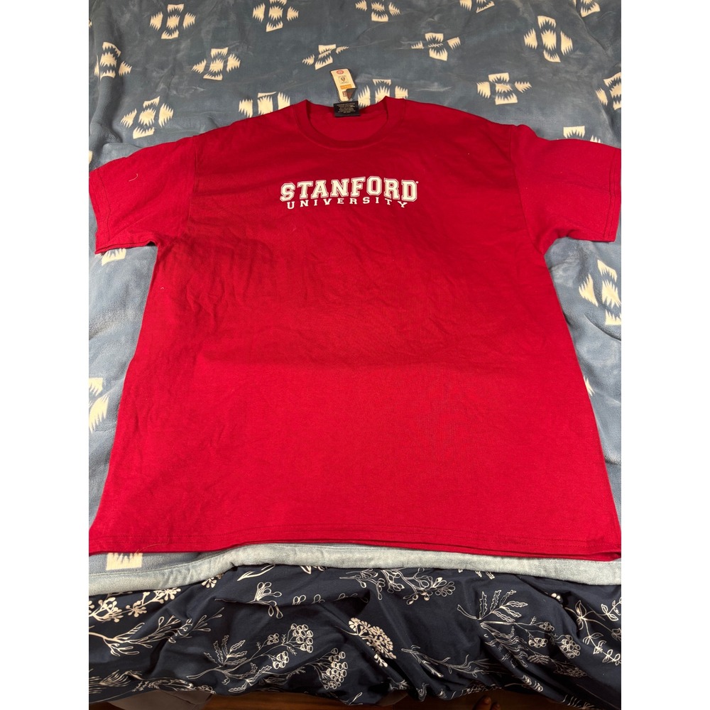 MV Sport Stanford University Red Short Sleeve T-Shirt Mens XL NWT Collegiate